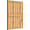 Ekena Millwork Framed Board-n-Batten Shutters, Rough Sawn Western Red Cedar, 32 1/4W x 41H, PR RBF06S32X041RWR - alternate 5